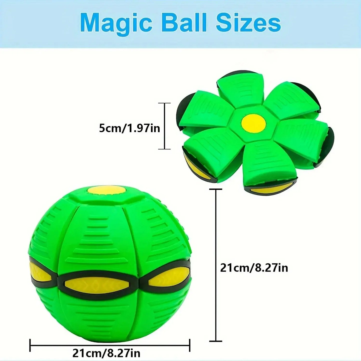 Flying Saucer Bouncing Ball Is A Durable, Elastic and Fun Dog Pet Toy Suitable for Outdoor Activities and Exercise PetsFani