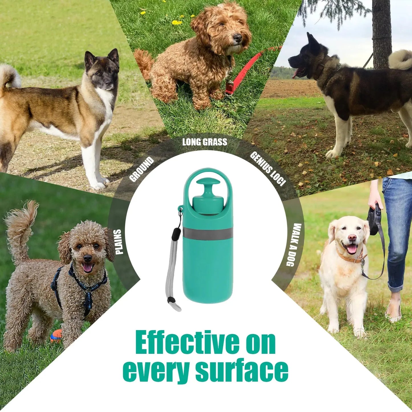 New Dog Pooper Scooper Pet Outdoors Portable Claw Poop Scooper Garbage Bag Cat Dispenser Waste Pick-up Cleaner PetsFani