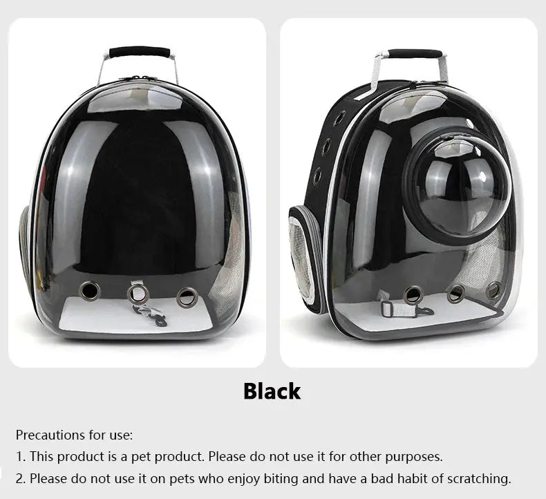 Pet Cat Carrying Bag Space Pet Backpacks Breathable Portable Transparent Backpack Puppy Dog Transport Carrier Space Capsule Bags PetsFani