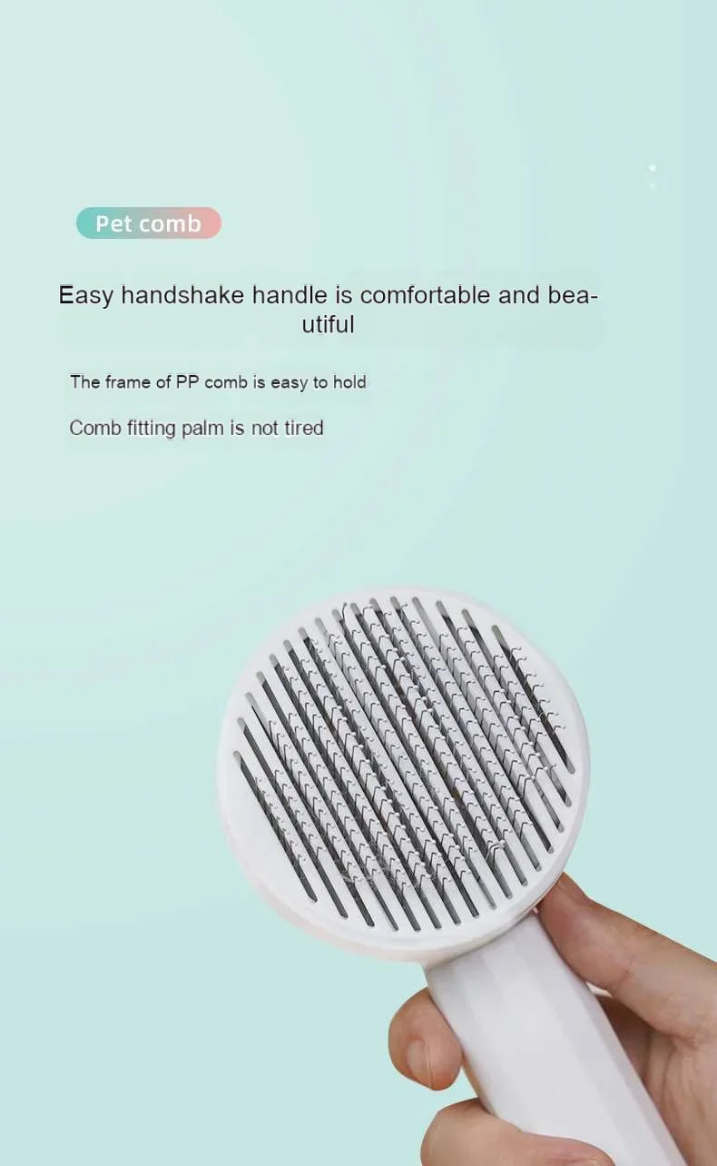 Pet Magic Comb Cat Comb Hair Removal One Click Floating Hair Removal Cat Dog Universal Cleaning Pet Beauty Supplies PetsFani