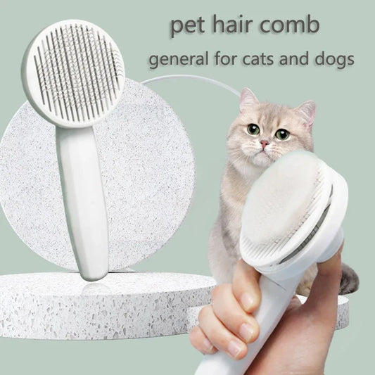 Pet Magic Comb Cat Comb Hair Removal One Click Floating Hair Removal Cat Dog Universal Cleaning Pet Beauty Supplies PetsFani