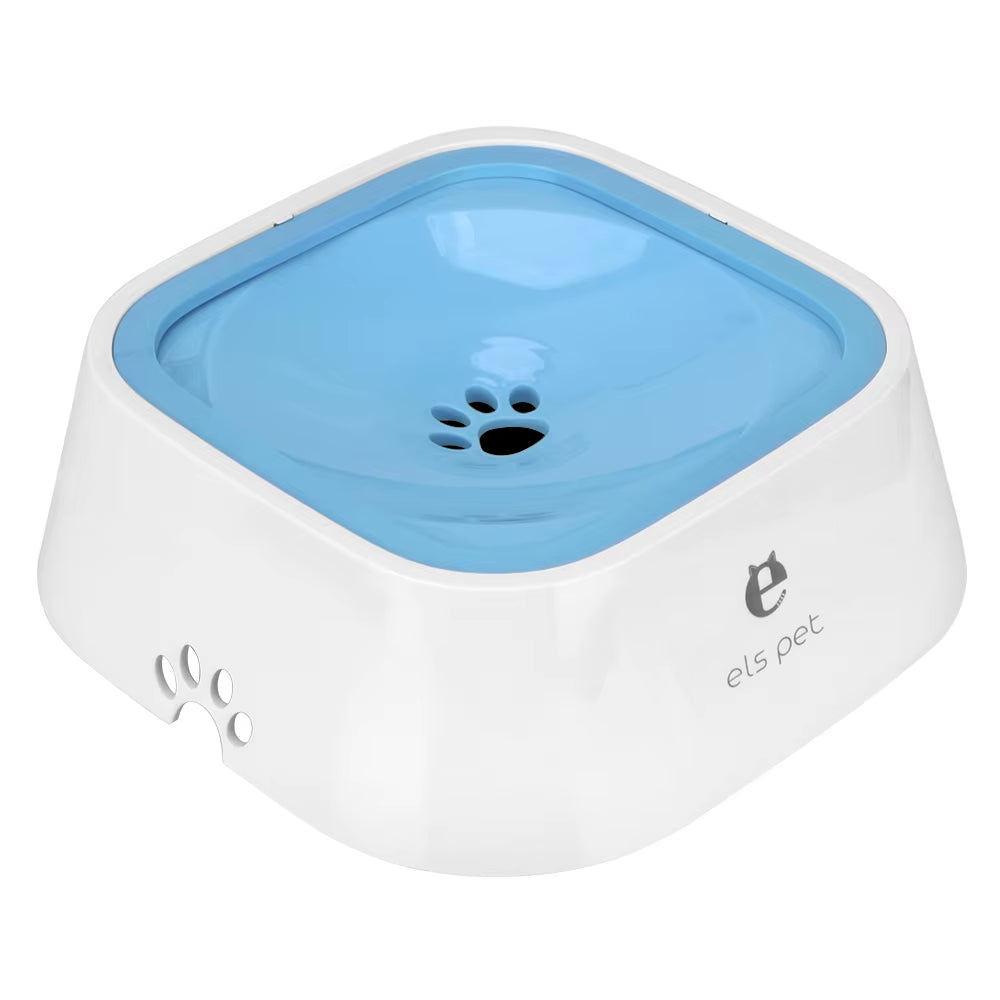 Slow Water Feeder Dispenser Cat Dog Water Bowl Carried Floating Bowl Pet Fountain 1.5L Anti-Overflow